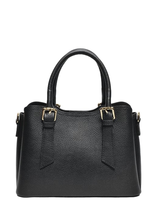 Roberta M Black Cow Leather Bag - Image 1