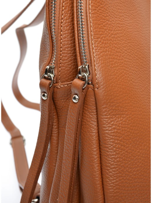 Isabella Rhea Brown Cowhide Leather Bag - Image 3