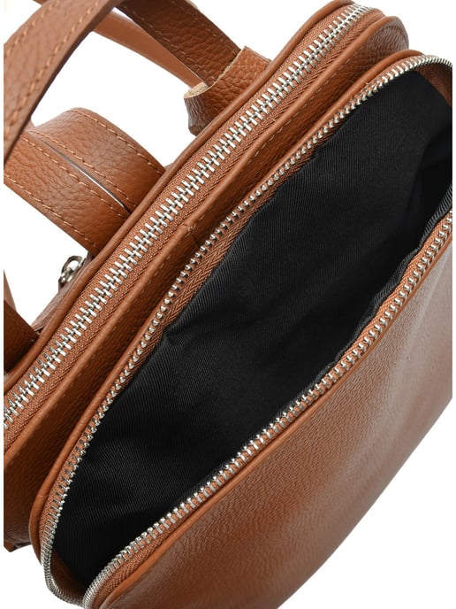 Isabella Rhea Brown Cowhide Leather Bag - Image 4