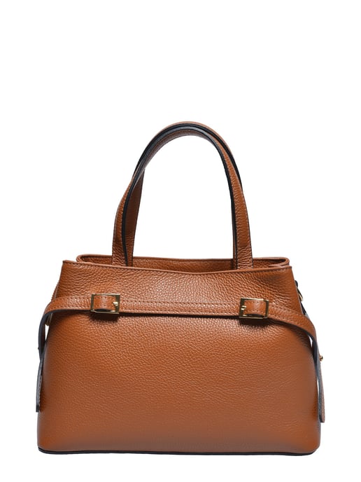 Roberta M COGNAC Rundleer Tas - Image 1