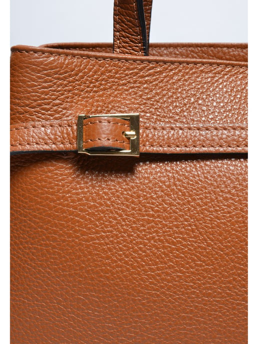 Roberta M COGNAC Rundleer Tas - Image 3