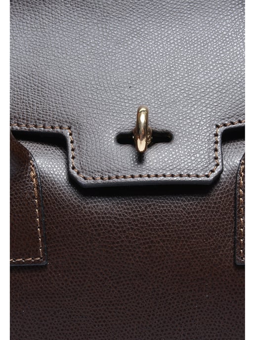 Isabella Rhea Chestnut Brown Cow Leather Bag - Image 3