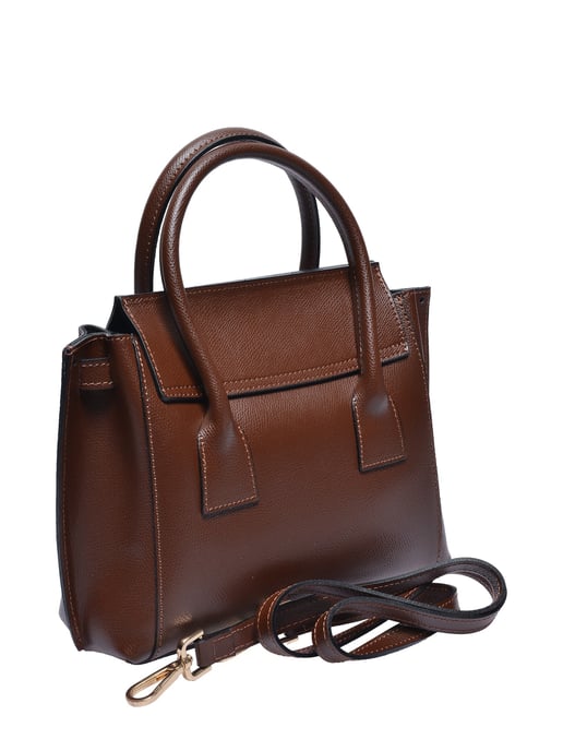 Isabella Rhea Chestnut Brown Cowhide Leather Bag - Image 2