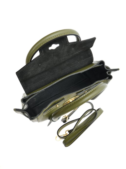Isabella Rhea Green Cowhide Leather Bag - Image 4