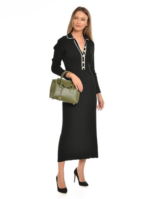 Isabella Rhea Green Cowhide Leather Bag - Image 5