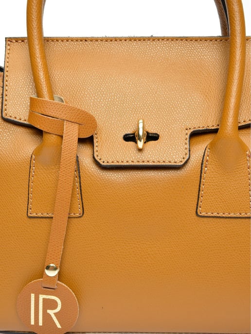 Isabella Rhea Brown Cowhide Leather Bag - Image 3