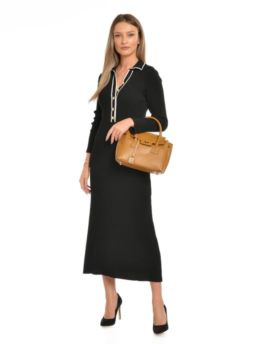 Isabella Rhea Brown Cowhide Leather Bag - Image 5