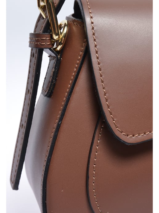 Isabella Rhea Chestnut Brown Cowhide Leather Bag - Image 3