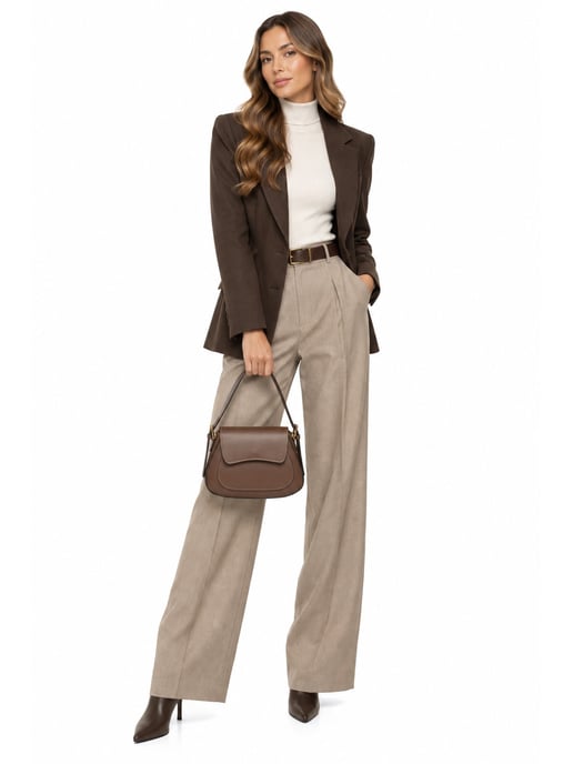 Isabella Rhea Chestnut Brown Cowhide Leather Bag - Image 5