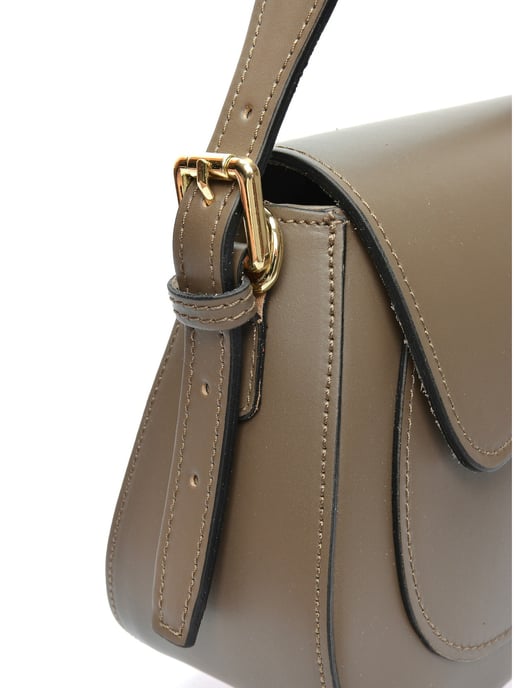 Isabella Rhea Beige Cowhide Leather Bag - Image 3