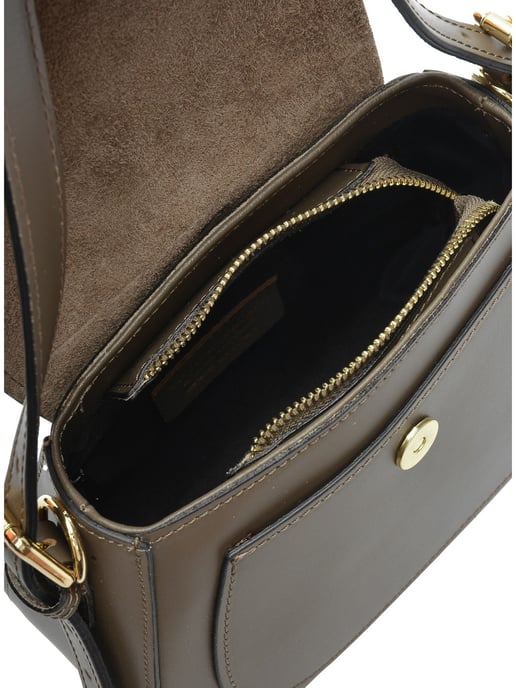 Isabella Rhea Beige Cowhide Leather Bag - Image 4