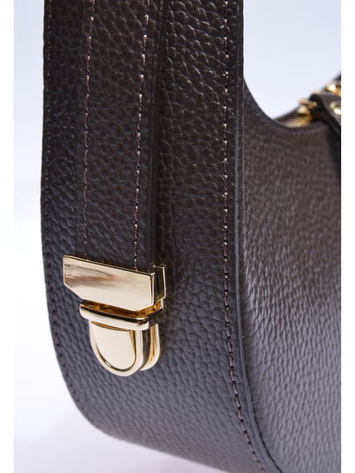 Isabella Rhea Chestnut Brown Cowhide Leather Bag - Image 3