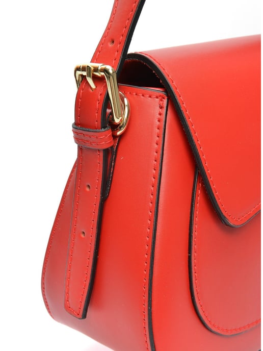 Isabella Rhea Red Calfskin Leather Bag - Image 3