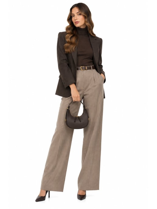 Isabella Rhea Chestnut Brown Cowhide Leather Bag - Image 5
