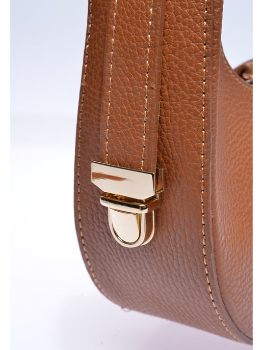 Isabella Rhea Brown Cowhide Leather Bag - Image 3
