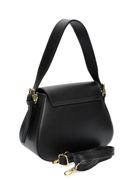 Isabella Rhea Black Cowhide Leather Bag - Image 2