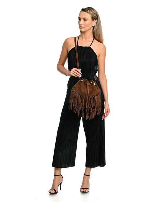Roberta M Chestnut Cowhide Leather Bag - Image 5