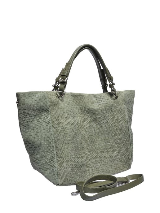 Roberta M Groen Rundleer Tas - Image 2