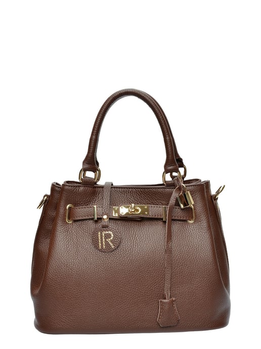 Isabella Rhea Bordeauxrood Rundleer Tas - Image 1