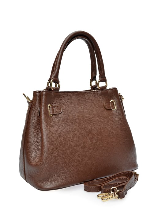 Isabella Rhea Bordeauxrood Rundleer Tas - Image 2