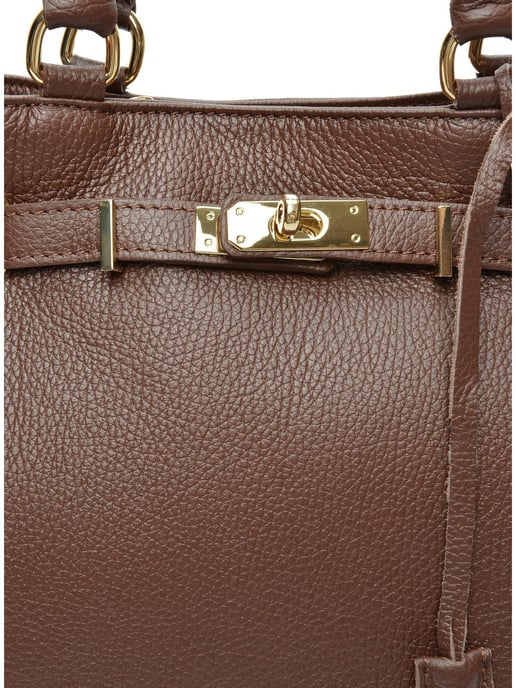 Isabella Rhea Bordeauxrood Rundleer Tas - Image 3