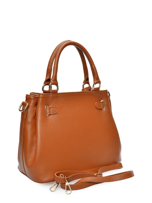 Isabella Rhea Brown Rundleer Tas - Image 2