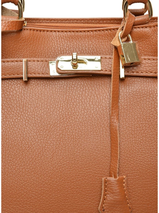 Isabella Rhea Brown Rundleer Tas - Image 3