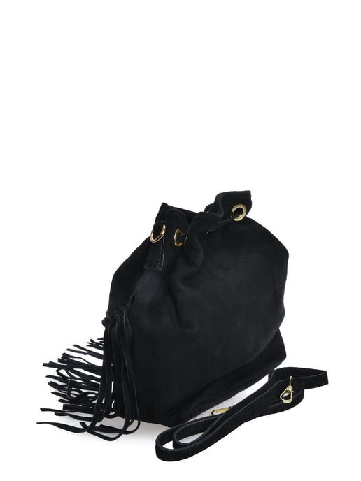 Roberta M Black Cowhide Leather Shoulder Bag - Image 2