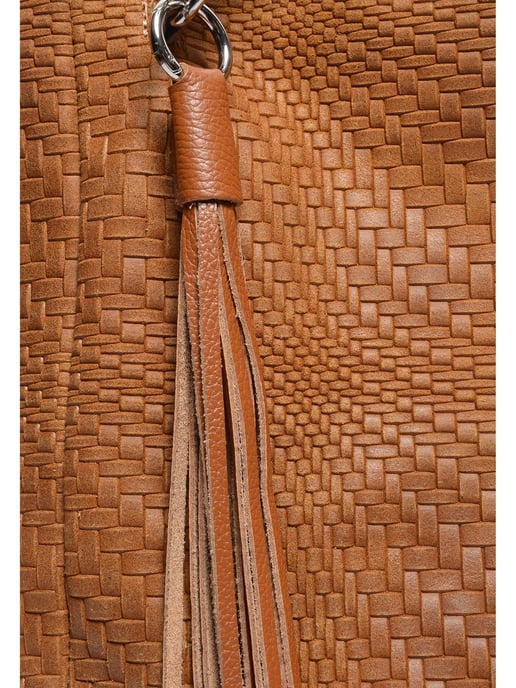 Roberta M COGNAC Rundleer Tas - Image 3