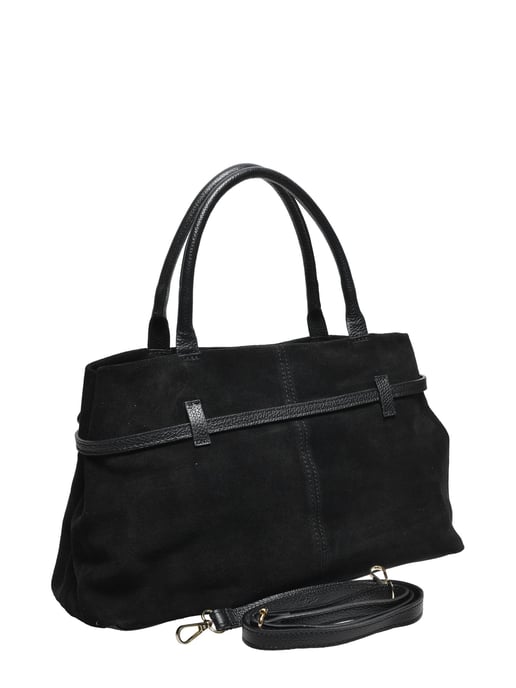 Roberta M Black Cowhide Leather Bag - Image 2