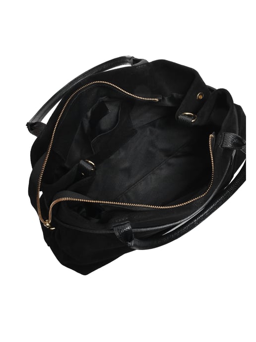Roberta M Black Cowhide Leather Bag - Image 4