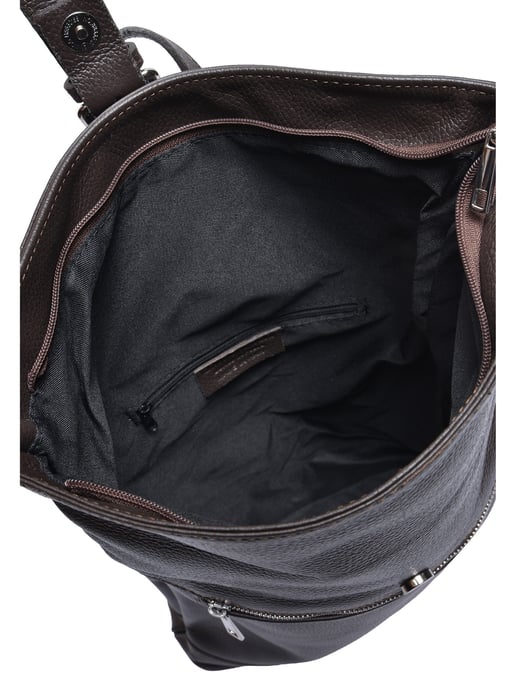 Isabella Rhea Bordeauxrood Rundleer Tas - Image 4