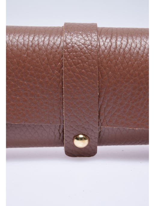 Roberta M Chestnut Brown Cowhide Leather Bag - Image 3