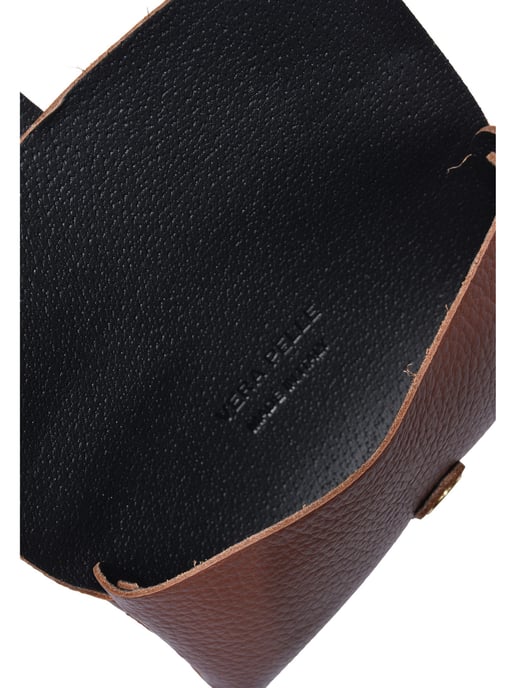 Roberta M Chestnut Brown Cowhide Leather Bag - Image 4