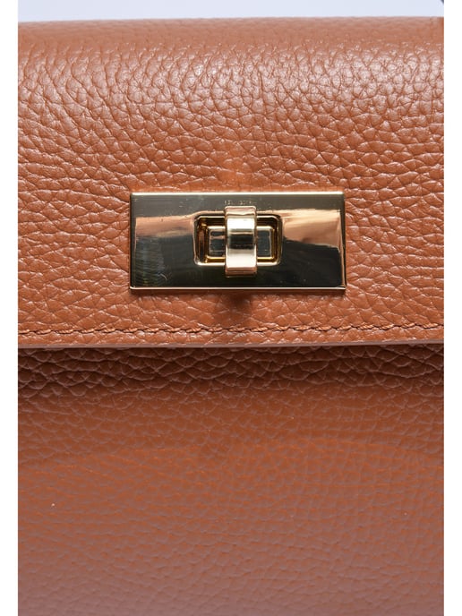 Isabella Rhea Brown Cowhide Leather Bag - Image 3