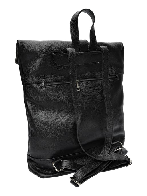 Isabella Rhea Zwart Rundleer Tas - Image 2