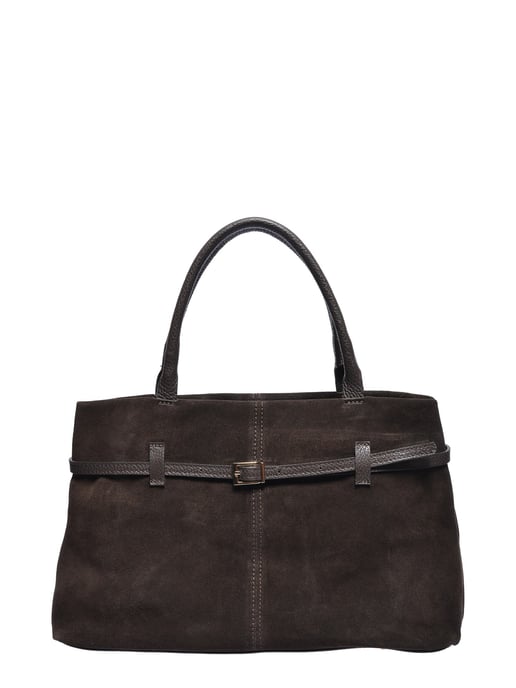 Roberta M Two-Tone Cowhide Leather Bag - Image 1