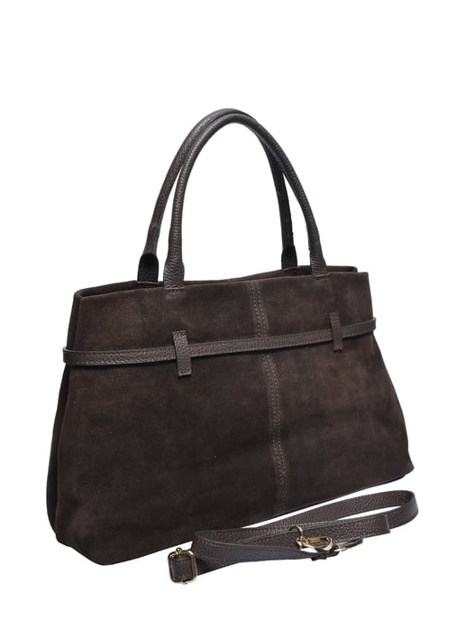 Roberta M Two-Tone Cowhide Leather Bag - Image 2