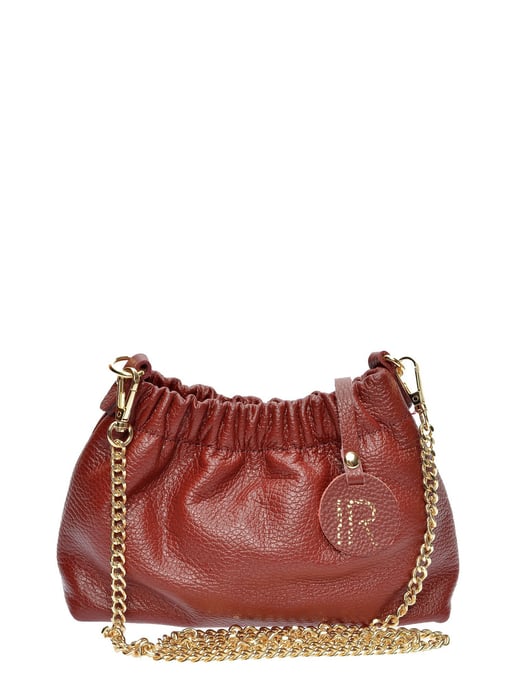 Isabella Rhea Red & Wine-Coloured Cowhide Leather Bag - Image 1