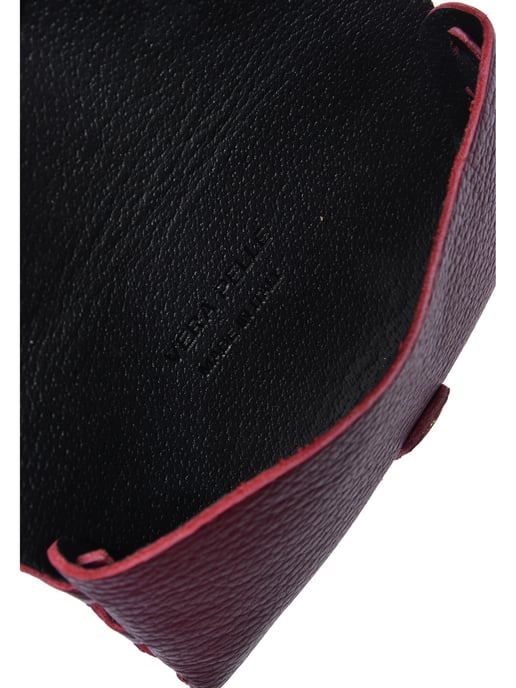 Roberta M Wine Leather Bag - Image 4