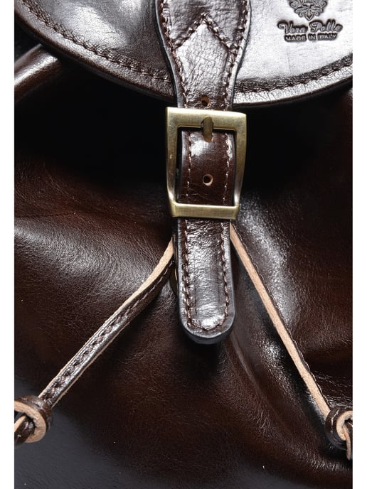 Anna Luchini Bordeauxrood Rundleer Tas - Image 3