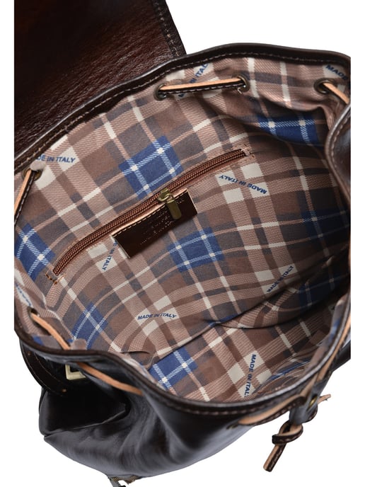 Anna Luchini Bordeauxrood Rundleer Tas - Image 4
