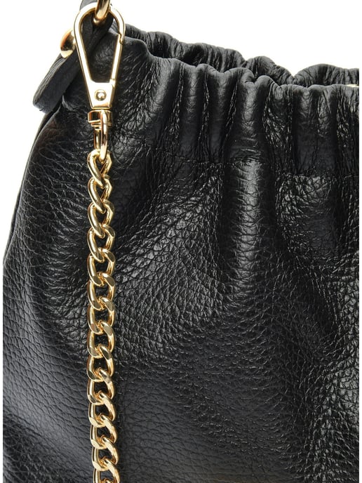 Isabella Rhea Black Cowhide Leather Bag - Image 3