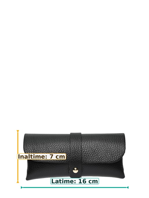 Roberta M Black Cowhide Leather Bag - Image 4