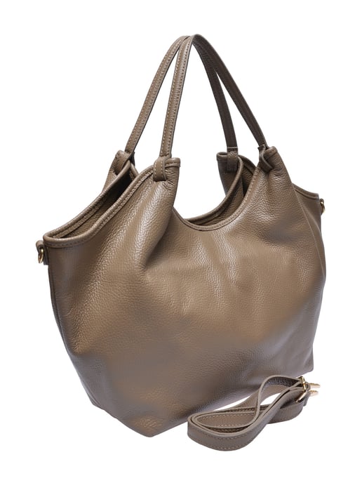 Isabella Rhea Beige Cowhide Leather Bag - Image 2