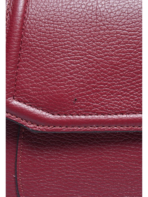 Isabella Rhea Burgundy Cowhide Leather Bag - Image 3