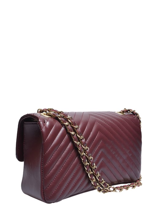 Roberta M Wine-Coloured Cowhide Leather Bag - Image 2