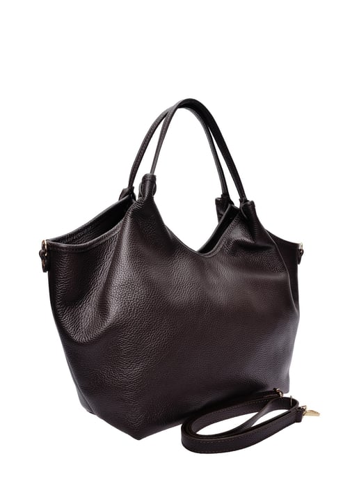 Isabella Rhea Chestnut Brown Cow Leather Bag - Image 2