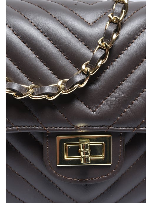 Roberta M Chestnut Brown Cowhide Leather Bag - Image 3