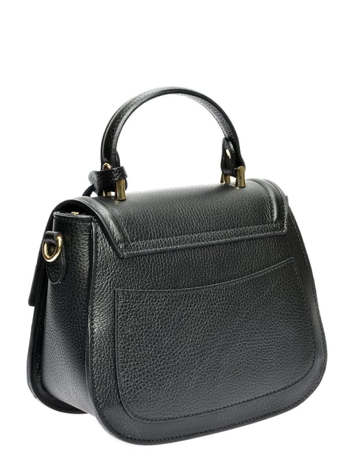 Isabella Rhea Black Cowhide Leather Bag - Image 2